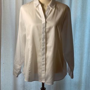 Chico’s White Caroline Blouse Size 3